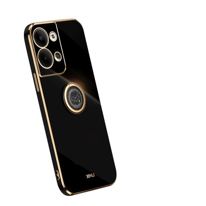 XINLI Straight Edge 6D Electroplate TPU Funda para teléfono con soporte para anillo, For OPPO Reno9 Pro+, For Xiaomi 13 Pro