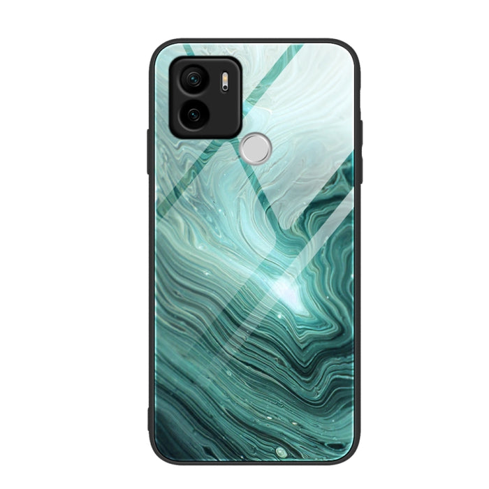 Caja de teléfono de vidrio con patrón de mármol, For Xiaomi 13, For Xiaomi 13 Pro, For Xiaomi Redmi A1+, For OPPO A1 Pro