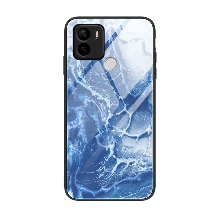 Caja de teléfono de vidrio con patrón de mármol, For Xiaomi 13, For Xiaomi 13 Pro, For Xiaomi Redmi A1+, For OPPO A1 Pro