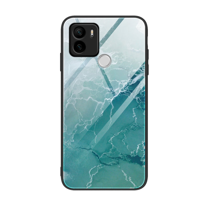 Caja de teléfono de vidrio con patrón de mármol, For Xiaomi 13, For Xiaomi 13 Pro, For Xiaomi Redmi A1+, For OPPO A1 Pro