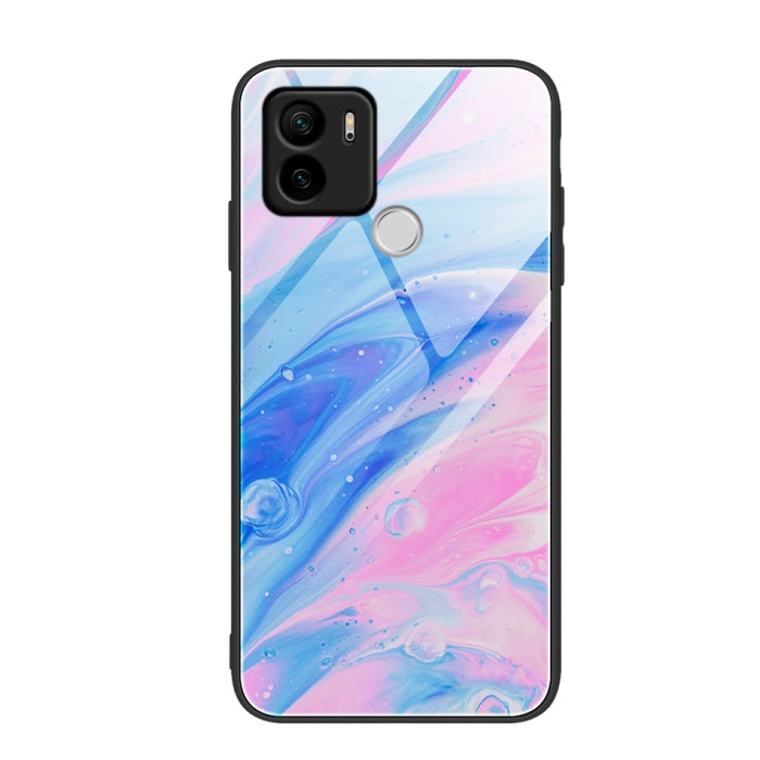 Caja de teléfono de vidrio con patrón de mármol, For Xiaomi 13, For Xiaomi 13 Pro, For Xiaomi Redmi A1+, For OPPO A1 Pro