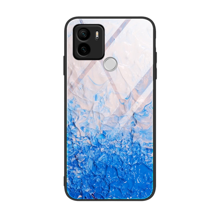 Caja de teléfono de vidrio con patrón de mármol, For Xiaomi 13, For Xiaomi 13 Pro, For Xiaomi Redmi A1+, For OPPO A1 Pro