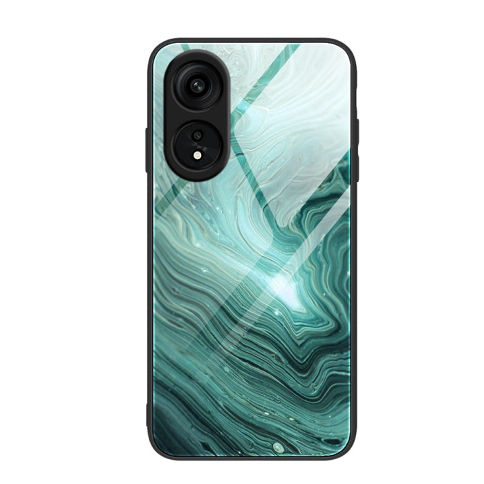 Caja de teléfono de vidrio con patrón de mármol, For Xiaomi 13, For Xiaomi 13 Pro, For Xiaomi Redmi A1+, For OPPO A1 Pro