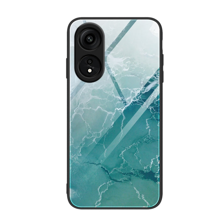 Caja de teléfono de vidrio con patrón de mármol, For Xiaomi 13, For Xiaomi 13 Pro, For Xiaomi Redmi A1+, For OPPO A1 Pro