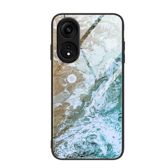 Caja de teléfono de vidrio con patrón de mármol, For Xiaomi 13, For Xiaomi 13 Pro, For Xiaomi Redmi A1+, For OPPO A1 Pro