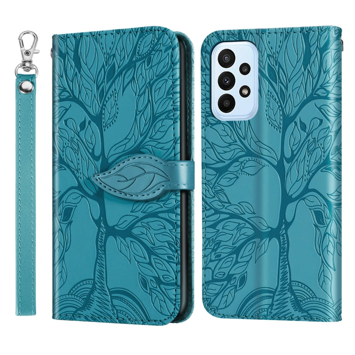 Estuche para teléfono de cuero con estampado de árbol de vida, For Samsung Galaxy A24 5G, For Samsung Galaxy A54 5G, For Samsung Galaxy A34 5G, For Xiaomi Redmi A1, For Xiaomi 13, For Xiaomi 13 Pro, For Xiaomi 12T