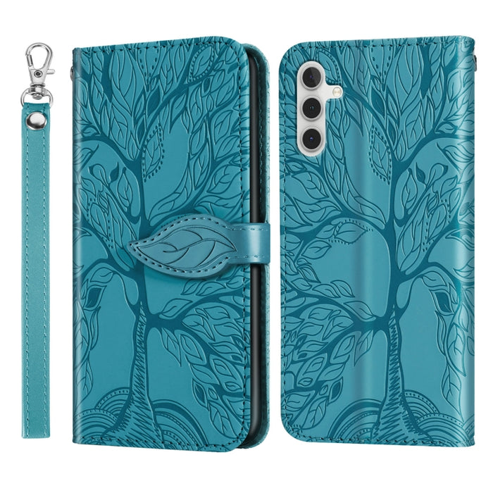 Estuche para teléfono de cuero con estampado de árbol de vida, For Samsung Galaxy A24 5G, For Samsung Galaxy A54 5G, For Samsung Galaxy A34 5G, For Xiaomi Redmi A1, For Xiaomi 13, For Xiaomi 13 Pro, For Xiaomi 12T