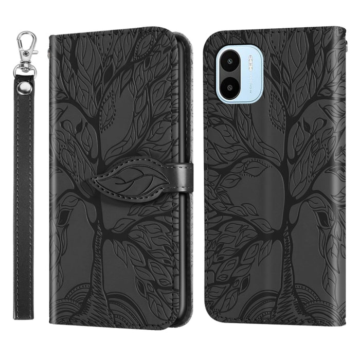 Estuche para teléfono de cuero con estampado de árbol de vida, For Samsung Galaxy A24 5G, For Samsung Galaxy A54 5G, For Samsung Galaxy A34 5G, For Xiaomi Redmi A1, For Xiaomi 13, For Xiaomi 13 Pro, For Xiaomi 12T