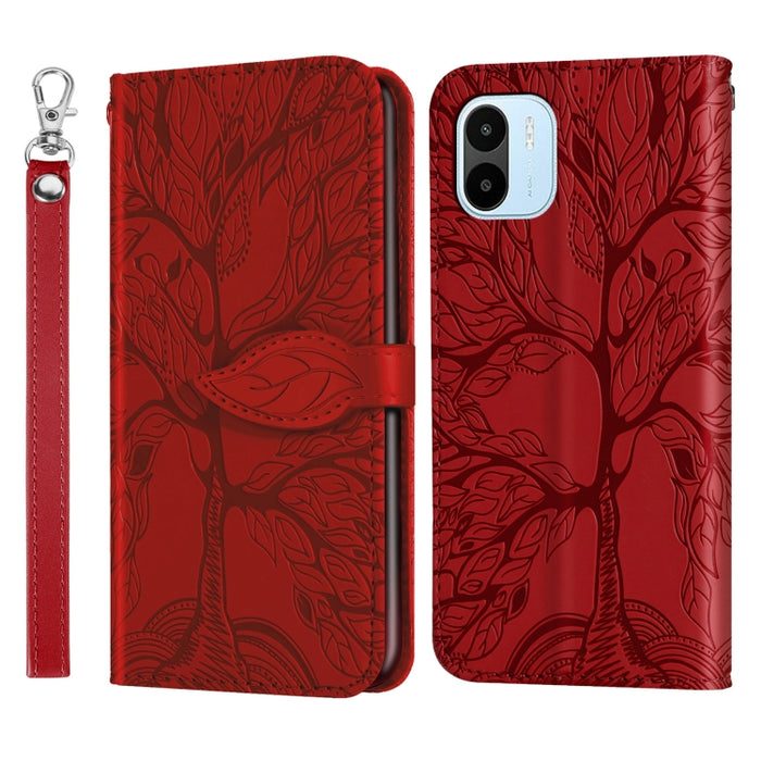 Estuche para teléfono de cuero con estampado de árbol de vida, For Samsung Galaxy A24 5G, For Samsung Galaxy A54 5G, For Samsung Galaxy A34 5G, For Xiaomi Redmi A1, For Xiaomi 13, For Xiaomi 13 Pro, For Xiaomi 12T
