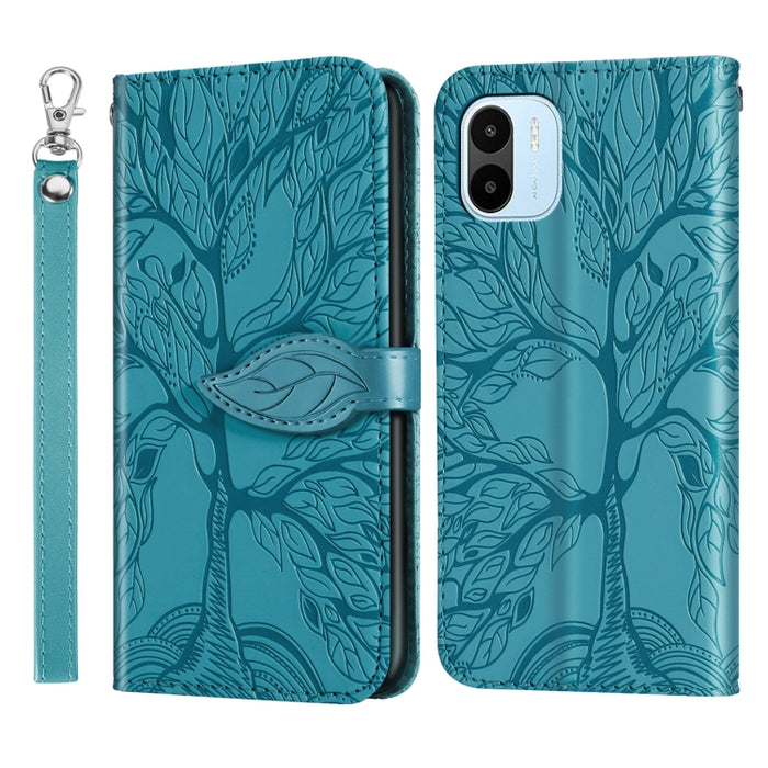 Estuche para teléfono de cuero con estampado de árbol de vida, For Samsung Galaxy A24 5G, For Samsung Galaxy A54 5G, For Samsung Galaxy A34 5G, For Xiaomi Redmi A1, For Xiaomi 13, For Xiaomi 13 Pro, For Xiaomi 12T