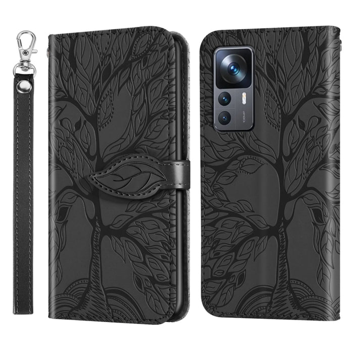 Estuche para teléfono de cuero con estampado de árbol de vida, For Samsung Galaxy A24 5G, For Samsung Galaxy A54 5G, For Samsung Galaxy A34 5G, For Xiaomi Redmi A1, For Xiaomi 13, For Xiaomi 13 Pro, For Xiaomi 12T
