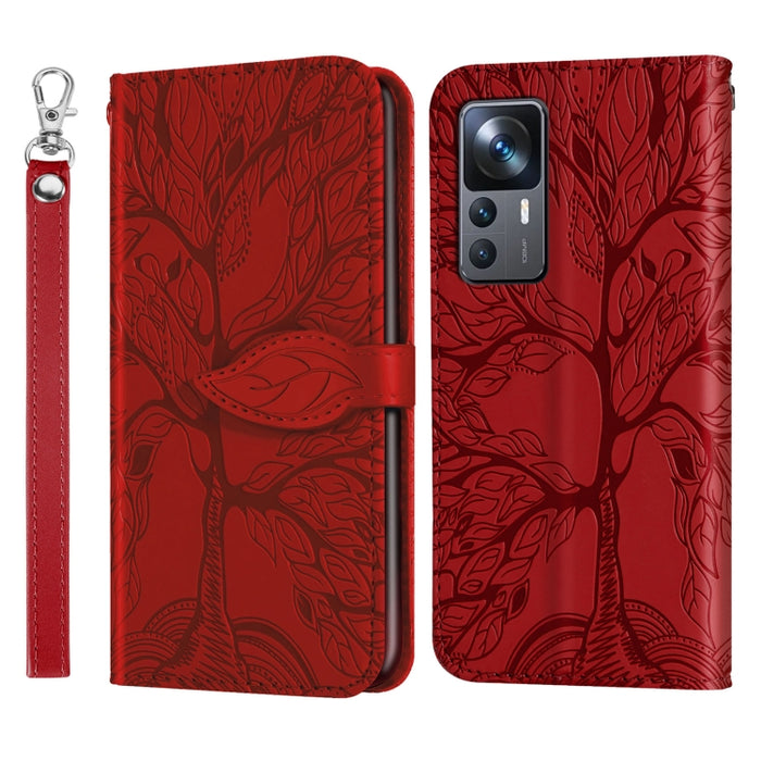 Estuche para teléfono de cuero con estampado de árbol de vida, For Samsung Galaxy A24 5G, For Samsung Galaxy A54 5G, For Samsung Galaxy A34 5G, For Xiaomi Redmi A1, For Xiaomi 13, For Xiaomi 13 Pro, For Xiaomi 12T