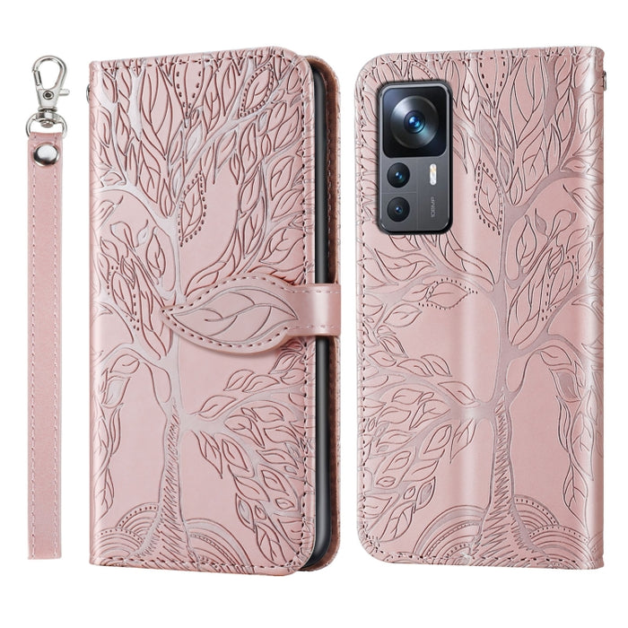 Estuche para teléfono de cuero con estampado de árbol de vida, For Samsung Galaxy A24 5G, For Samsung Galaxy A54 5G, For Samsung Galaxy A34 5G, For Xiaomi Redmi A1, For Xiaomi 13, For Xiaomi 13 Pro, For Xiaomi 12T