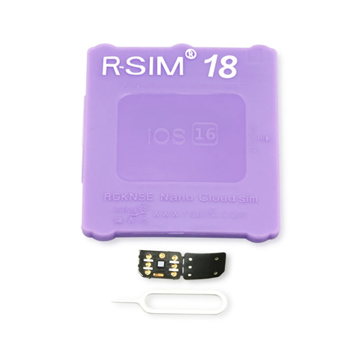 R-SIM 18 se convierte bloqueado en una tarjeta de desbloqueo universal 5G del sistema iOS16 desbloqueado