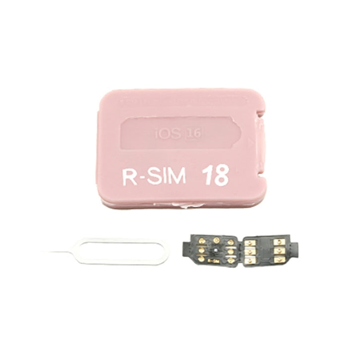 R-SIM 18+ se convierte bloqueado en una tarjeta de desbloqueo universal 5G del sistema iOS16 desbloqueado