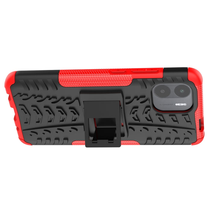 Funda para teléfono con textura de neumático TPU + PC con soporte, For Xiaomi Redmi A1 4G, For Samsung Galaxy S23 5G, For Xiaomi Poco M4 / M5, For Xiaomi Poco M5