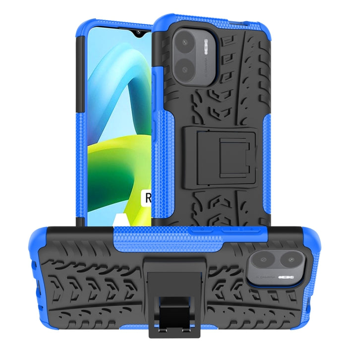 Funda para teléfono con textura de neumático TPU + PC con soporte, For Xiaomi Redmi A1 4G, For Samsung Galaxy S23 5G, For Xiaomi Poco M4 / M5, For Xiaomi Poco M5