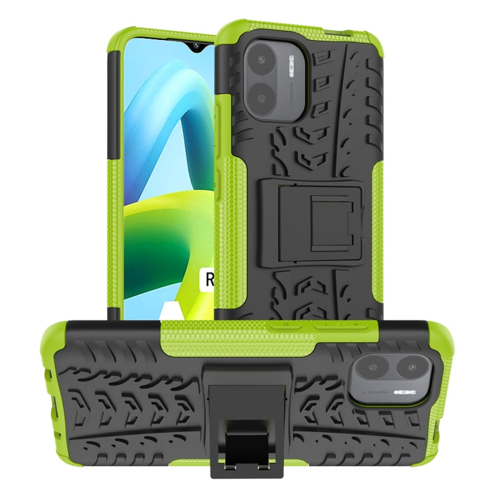 Funda para teléfono con textura de neumático TPU + PC con soporte, For Xiaomi Redmi A1 4G, For Samsung Galaxy S23 5G, For Xiaomi Poco M4 / M5, For Xiaomi Poco M5