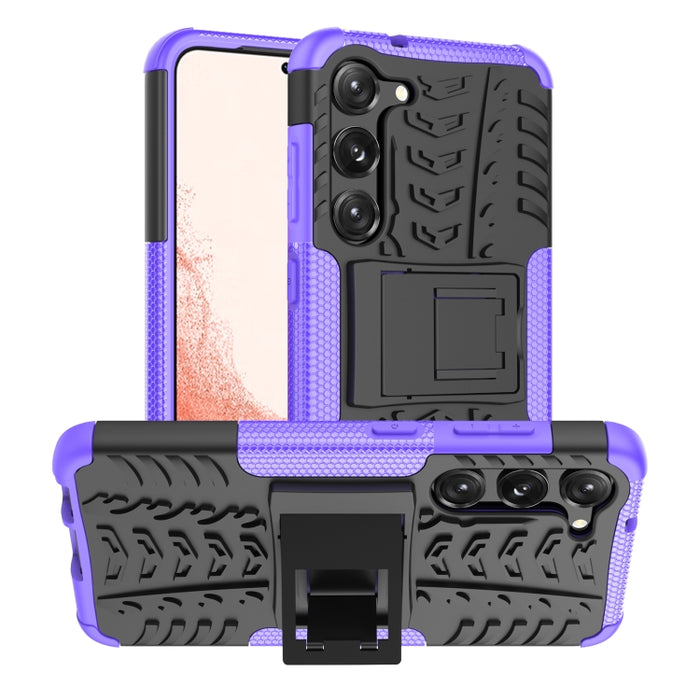 Funda para teléfono con textura de neumático TPU + PC con soporte, For Xiaomi Redmi A1 4G, For Samsung Galaxy S23 5G, For Xiaomi Poco M4 / M5, For Xiaomi Poco M5