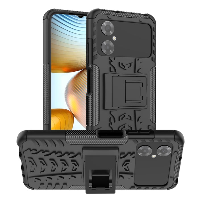 Funda para teléfono con textura de neumático TPU + PC con soporte, For Xiaomi Redmi A1 4G, For Samsung Galaxy S23 5G, For Xiaomi Poco M4 / M5, For Xiaomi Poco M5