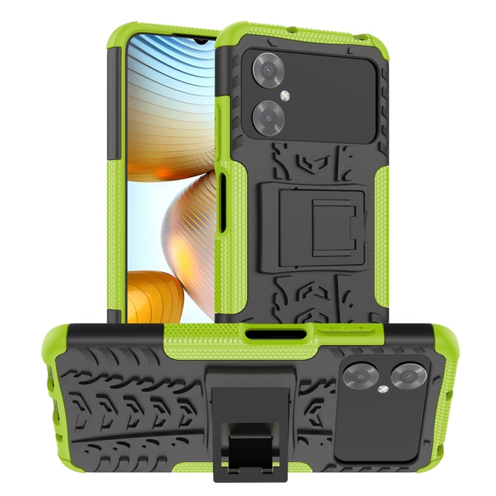 Funda para teléfono con textura de neumático TPU + PC con soporte, For Xiaomi Redmi A1 4G, For Samsung Galaxy S23 5G, For Xiaomi Poco M4 / M5, For Xiaomi Poco M5