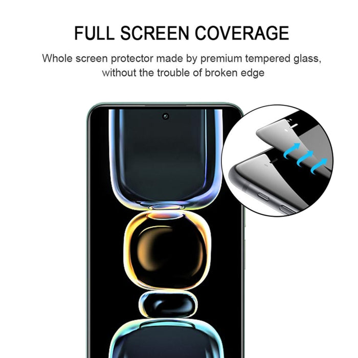 Pegamento completo Protector de pantalla de cubierta completa Película de vidrio templado, For Xiaomi Redmi K60 (1 PC)