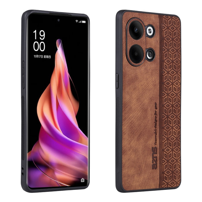 Estuche para teléfono con sensación de piel en relieve AZNS 3D, For OPPO Reno9 / Reno9 Pro, For Honor 80 SE, For Xiaomi 13 Pro