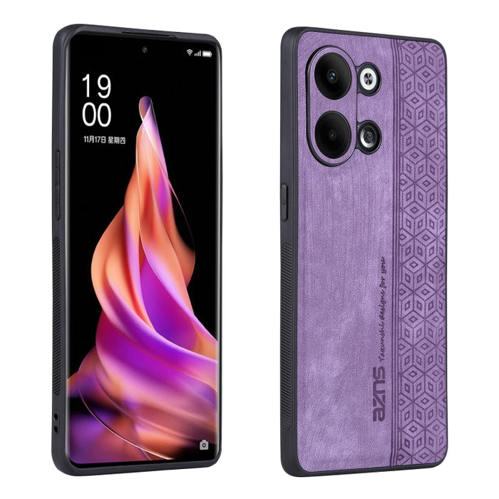 Estuche para teléfono con sensación de piel en relieve AZNS 3D, For OPPO Reno9 / Reno9 Pro, For Honor 80 SE, For Xiaomi 13 Pro