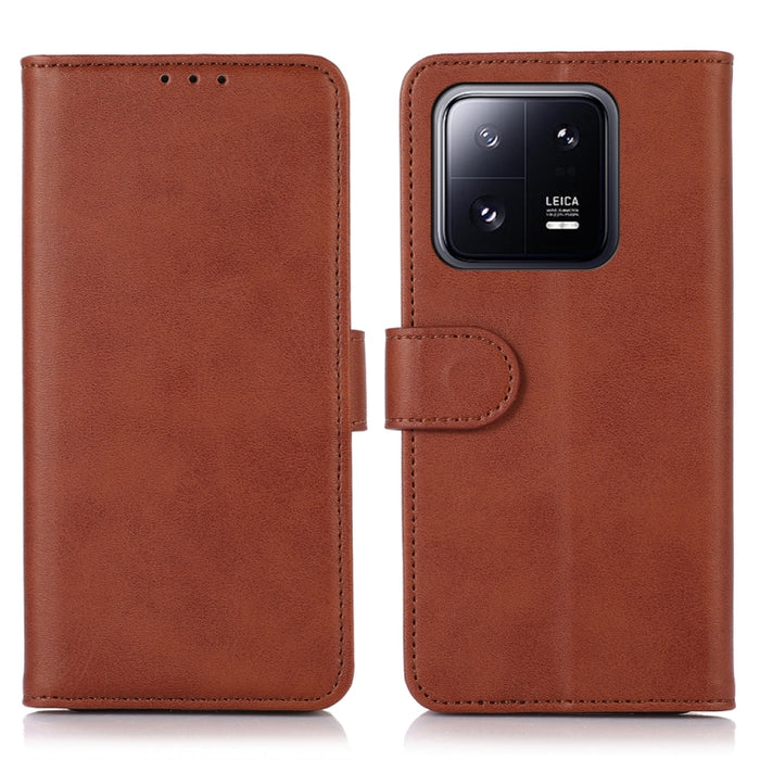Estuche para teléfono de cuero con textura de vaca, For Motorola Moto X40 Pro, For Xiaomi 13 Pro, For Xiaomi 13