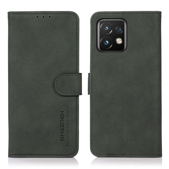 KHAZNEH Estuche para teléfono de cuero con textura mate, For Motorola Moto X40 Pro, For Xiaomi 13 Pro, For Xiaomi 13