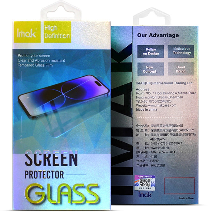 Película de vidrio templado serie IMAK H, For Xiaomi Poco M5 4G Global, For Realme 9i 5G Global, For Samsung Galaxy A14 5G