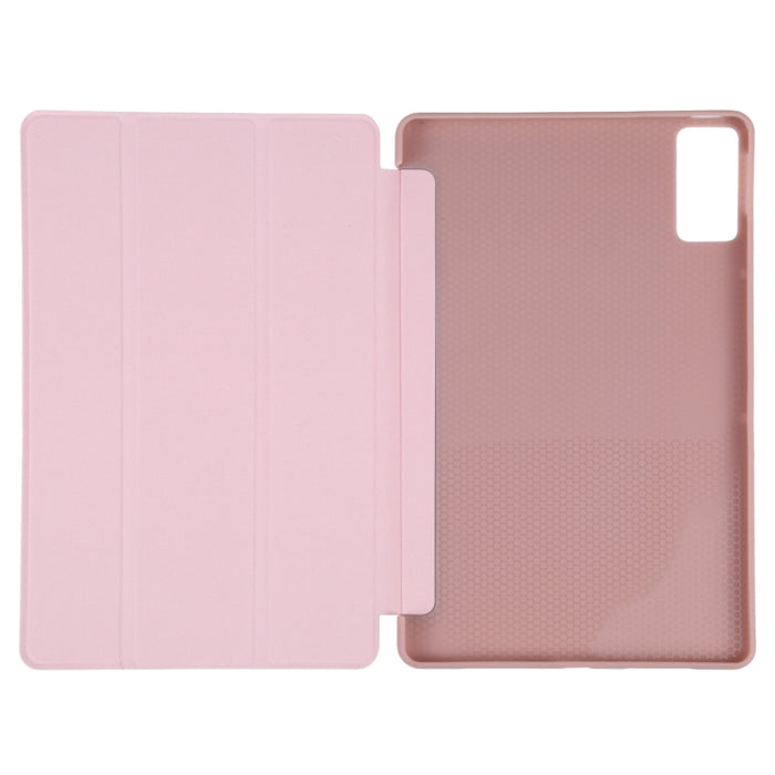 Estuche de cuero para tableta con tres pliegues, For Xiaomi Redmi Pad 10.61 2022