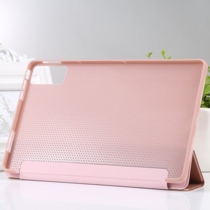 Estuche de cuero para tableta con tres pliegues, For Xiaomi Redmi Pad 10.61 2022