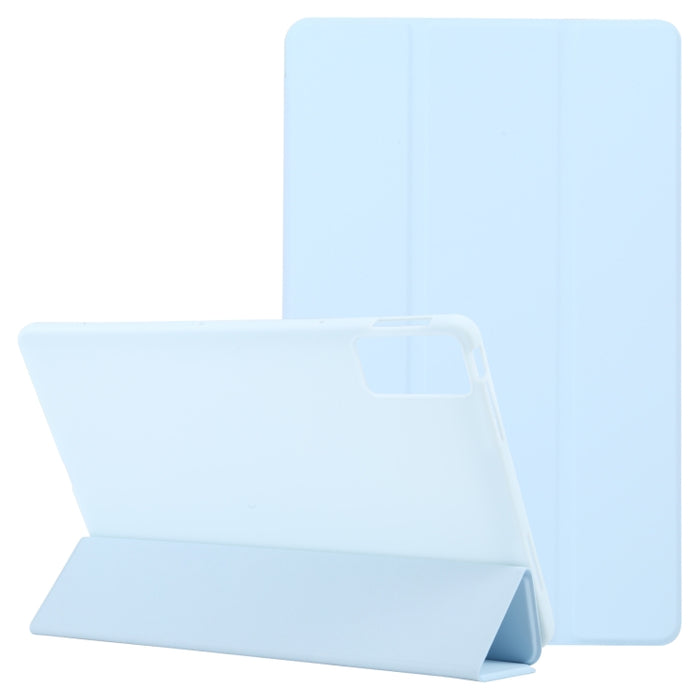 Estuche de cuero para tableta con tres pliegues, For Xiaomi Redmi Pad 10.61 2022