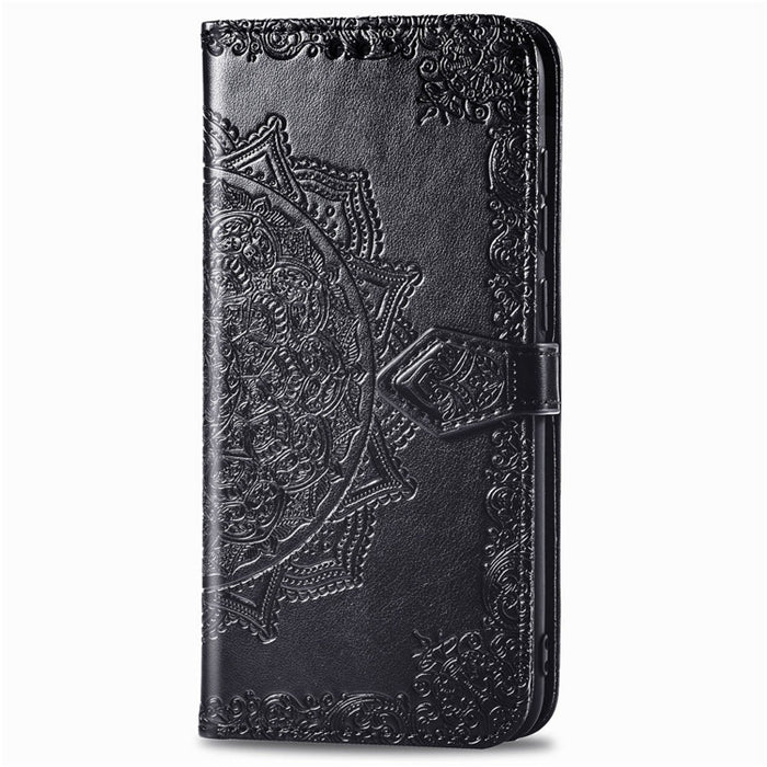 Patrón de mandala en relieve PC + TPU Funda de cuero con tapa horizontal con soporte y ranuras para tarjetas, For Kyocera Digno BX, For OPPO Realme C3, For Vivo Z6, For Xiaomi Redmi Note 9S, For Huawei Y6s (2019), For Huawei P40                        ...