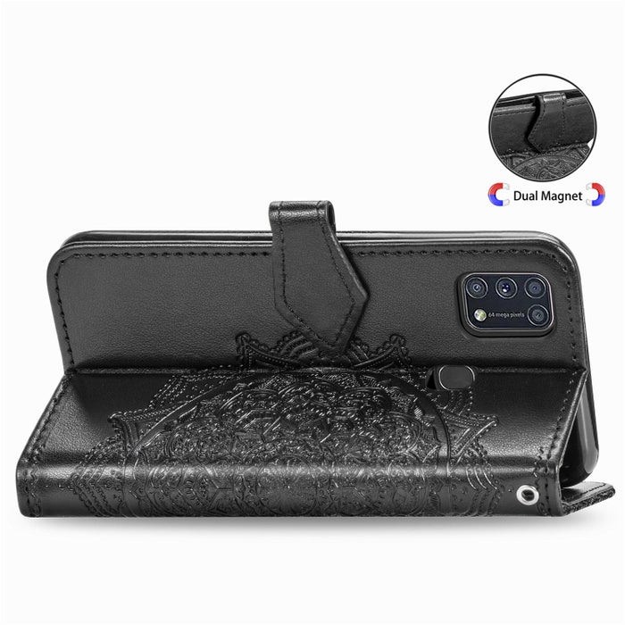Patrón de mandala en relieve PC + TPU Funda de cuero con tapa horizontal con soporte y ranuras para tarjetas, For Kyocera Digno BX, For OPPO Realme C3, For Vivo Z6, For Xiaomi Redmi Note 9S, For Huawei Y6s (2019), For Huawei P40                        ...