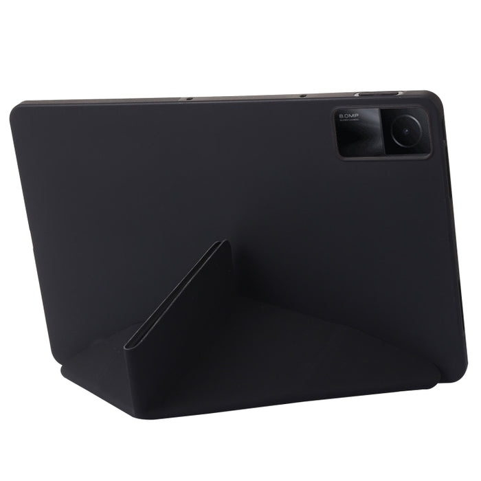 Funda de tableta de cuero de silicona de deformación, For Xiaomi Redmi Pad 10.6