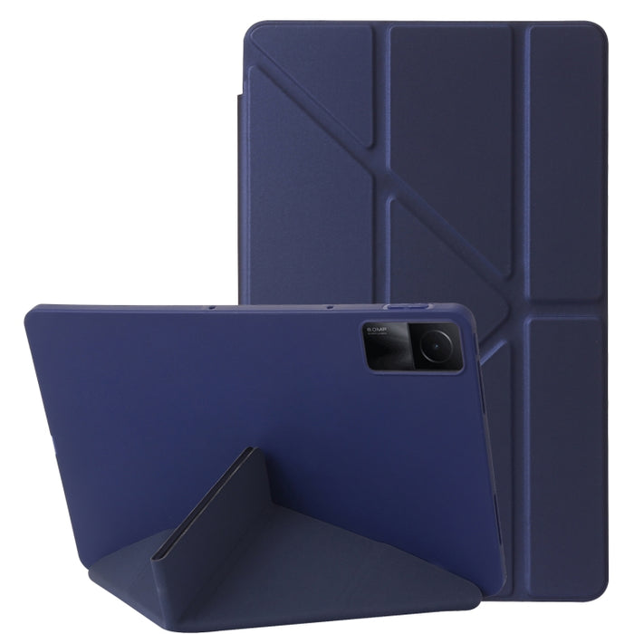 Funda de tableta de cuero de silicona de deformación, For Xiaomi Redmi Pad 10.6