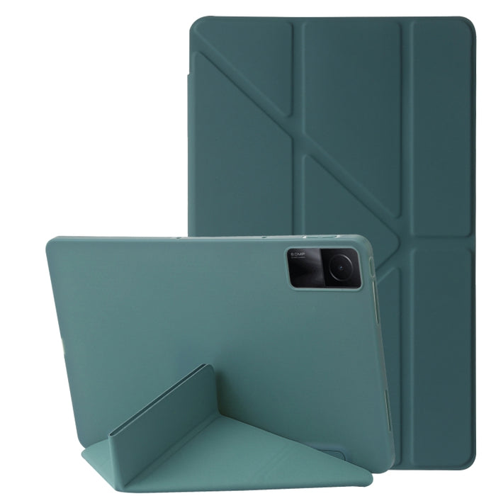 Funda de tableta de cuero de silicona de deformación, For Xiaomi Redmi Pad 10.6