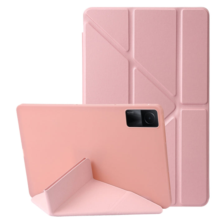 Funda de tableta de cuero de silicona de deformación, For Xiaomi Redmi Pad 10.6
