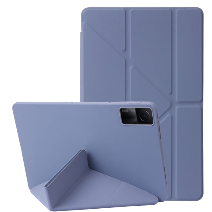 Funda de tableta de cuero de silicona de deformación, For Xiaomi Redmi Pad 10.6