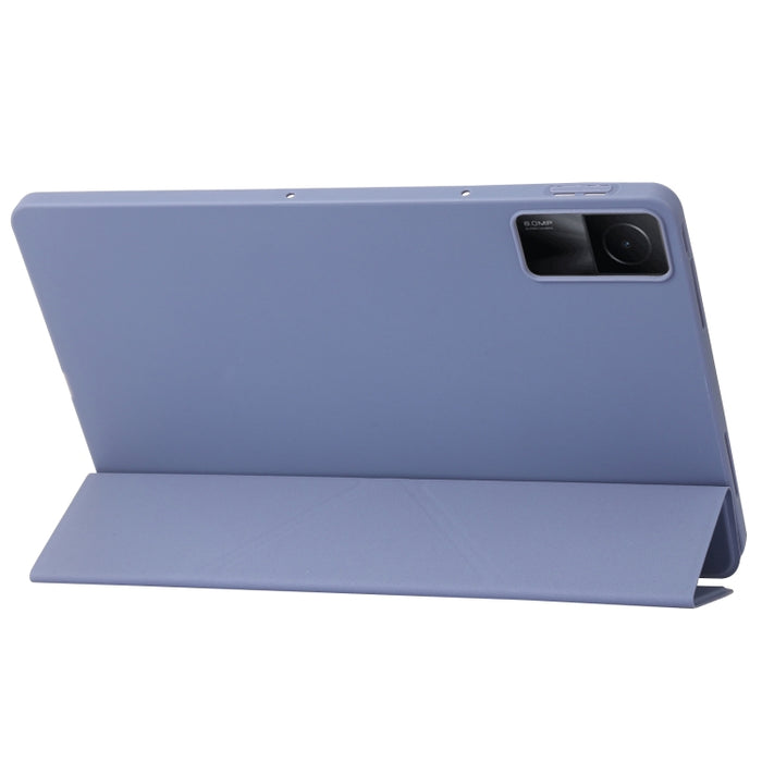Funda de tableta de cuero de silicona de deformación, For Xiaomi Redmi Pad 10.6