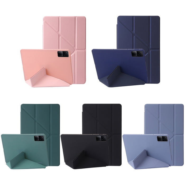 Funda de tableta de cuero de silicona de deformación, For Xiaomi Redmi Pad 10.6
