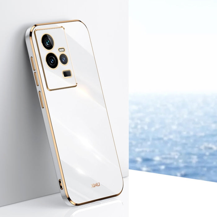 XINLI Straight 6D Plating Gold Edge TPU Funda para teléfono, For vivo iQOO 11 5G, For Realme 10 Pro 5G, For Realme 10 Pro+, For vivo Y02 4G, For Xiaomi Redmi K60, For Xiaomi Redmi K60E