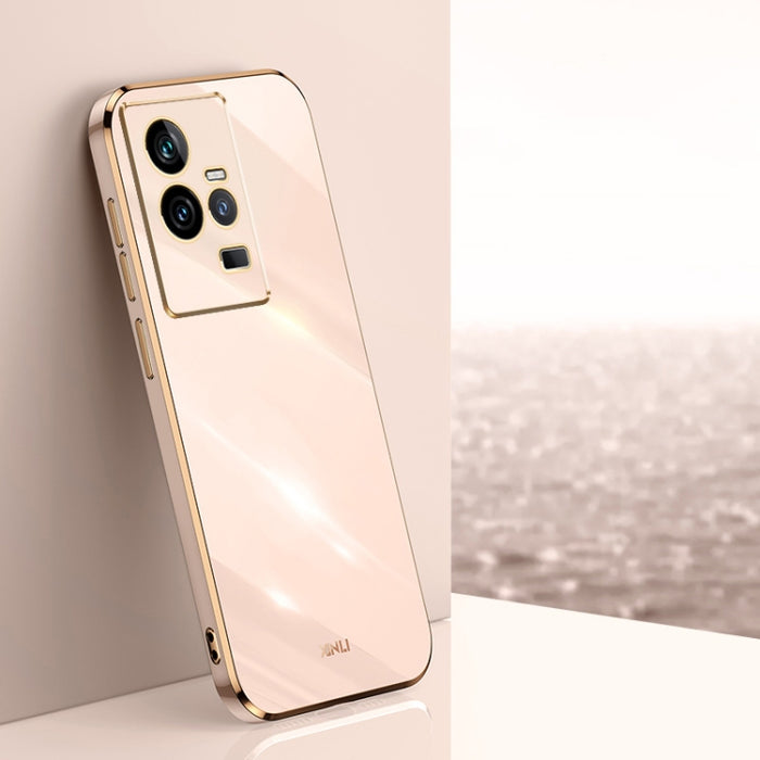 XINLI Straight 6D Plating Gold Edge TPU Funda para teléfono, For vivo iQOO 11 5G, For Realme 10 Pro 5G, For Realme 10 Pro+, For vivo Y02 4G, For Xiaomi Redmi K60, For Xiaomi Redmi K60E