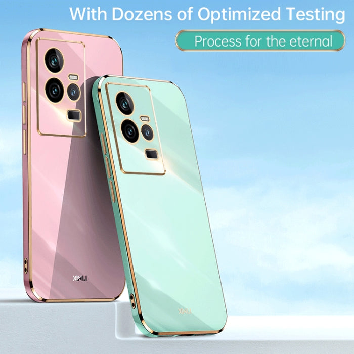 XINLI Straight 6D Plating Gold Edge TPU Funda para teléfono, For vivo iQOO 11 5G, For Realme 10 Pro 5G, For Realme 10 Pro+, For vivo Y02 4G, For Xiaomi Redmi K60, For Xiaomi Redmi K60E