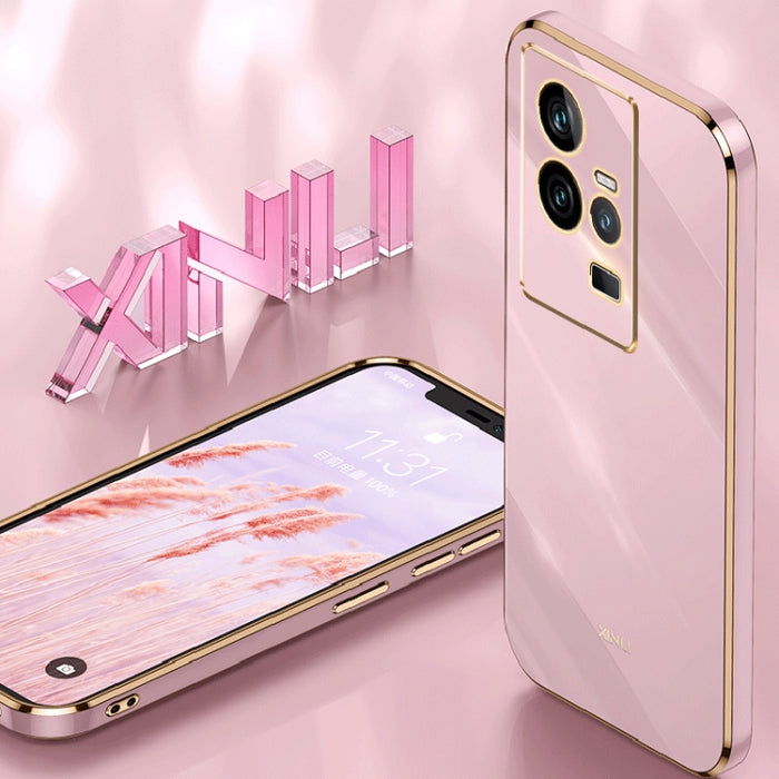XINLI Straight 6D Plating Gold Edge TPU Funda para teléfono, For vivo iQOO 11 5G, For Realme 10 Pro 5G, For Realme 10 Pro+, For vivo Y02 4G, For Xiaomi Redmi K60, For Xiaomi Redmi K60E