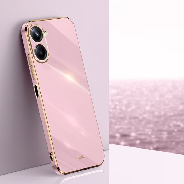 XINLI Straight 6D Plating Gold Edge TPU Funda para teléfono, For vivo iQOO 11 5G, For Realme 10 Pro 5G, For Realme 10 Pro+, For vivo Y02 4G, For Xiaomi Redmi K60, For Xiaomi Redmi K60E