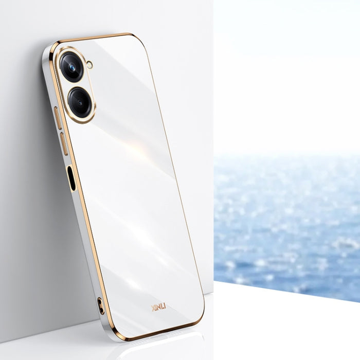 XINLI Straight 6D Plating Gold Edge TPU Funda para teléfono, For vivo iQOO 11 5G, For Realme 10 Pro 5G, For Realme 10 Pro+, For vivo Y02 4G, For Xiaomi Redmi K60, For Xiaomi Redmi K60E