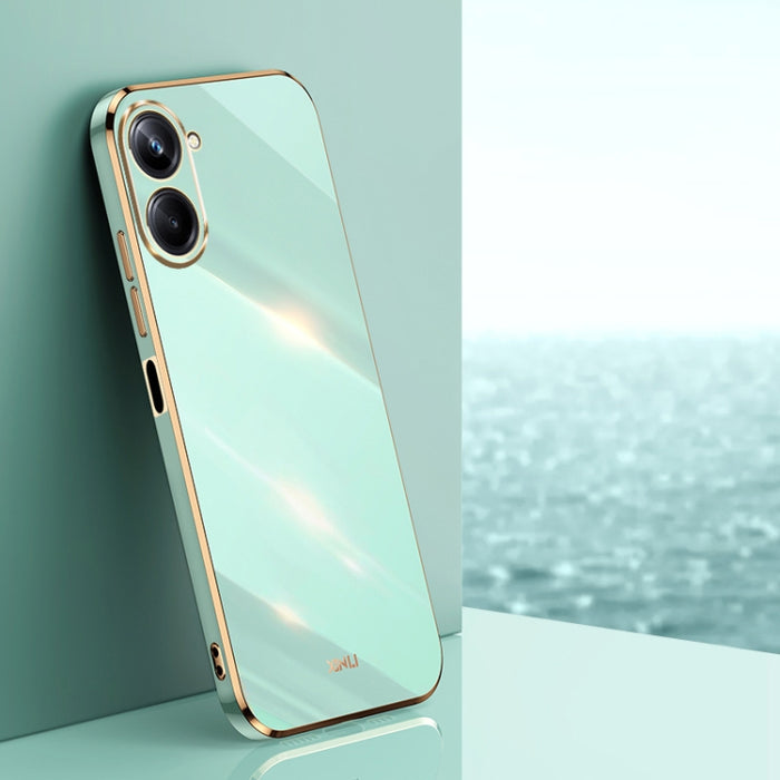 XINLI Straight 6D Plating Gold Edge TPU Funda para teléfono, For vivo iQOO 11 5G, For Realme 10 Pro 5G, For Realme 10 Pro+, For vivo Y02 4G, For Xiaomi Redmi K60, For Xiaomi Redmi K60E